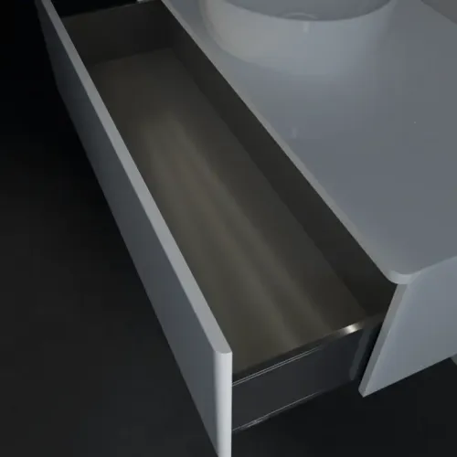 Villeroy & Boch Antao Тумба под раковину, с подсветкой, 1 выдвижной ящик, 1200 x 360 x 500 mm, лицевая поверхность без текстурированной отделки, Glossy White Lacquer / Glossy White Lacquer L32010GF