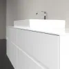 Villeroy & Boch Collaro Тумба под раковину, с подсветкой, 4 выдвижных ящика, 1400 x 548 x 500 mm, Glossy White / Glossy White C084B0DH