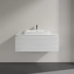 Villeroy & Boch Legato Тумба под раковину, 1 выдвижной ящик, 1000 x 380 x 500 mm, White Wood / White Wood B68000E8