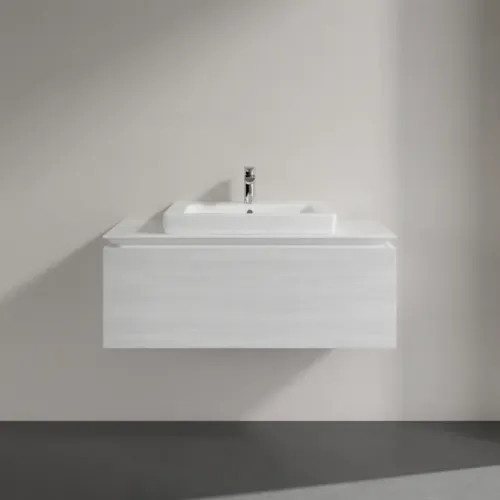 Villeroy & Boch Legato Тумба под раковину, 1 выдвижной ящик, 1000 x 380 x 500 mm, White Wood / White Wood B68000E8