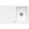 Villeroy & Boch Siluet 45 flat Мойка, включая Комплект слива с эксцентриком, выкл TitanCeram, 780 x 490 mm, Альпийский белый CeramicPlus 33342FR1