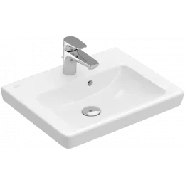 Villeroy & Boch Subway 2.0 Раковина компактная, 500 x 400 x 140 mm, Альпийский белый, с переливом 7315F001
