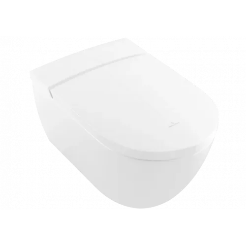 Villeroy & Boch ViClean-I100 - I100 унитаз-биде, унитаз с вертикальным смывом с открытым смывным краем, Альпийский белый CeramicPlus V0E100R1