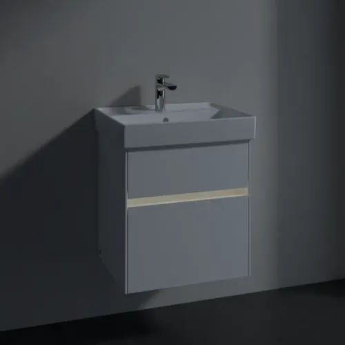 Villeroy & Boch Collaro Тумба под раковину, с подсветкой, 2 выдвижных ящика, 510 x 546 x 414 mm, Glossy White C007B0DH