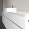 Villeroy & Boch Legato Тумба под раковину, с подсветкой, 4 выдвижных ящика, 1600 x 550 x 500 mm, Glossy White / Glossy White B764L0DH