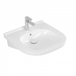 Villeroy & Boch ViCare Pаковина ViCare, 555 x 540 x 195 mm, Альпийский белый, с переливом 41195501