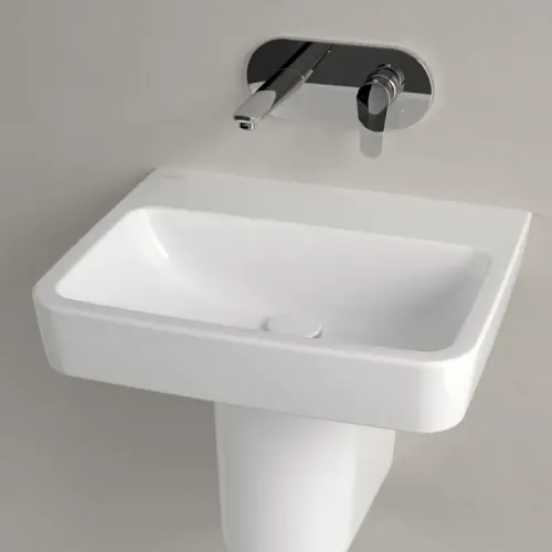 Villeroy & Boch O.novo Pаковина, 550 x 460 x 175 mm, Альпийский белый, без перелива 4A415801