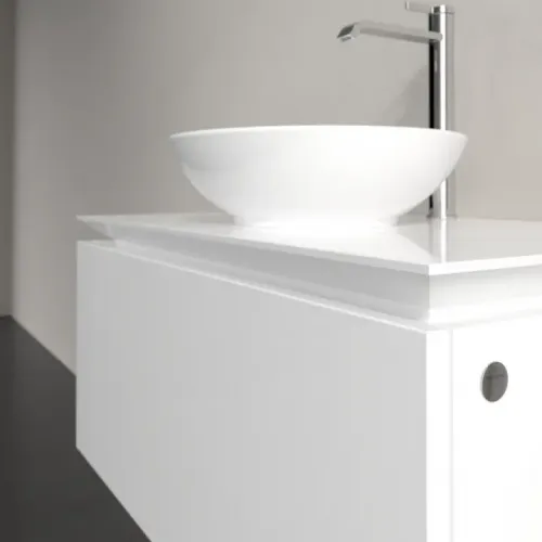 Villeroy & Boch Legato Тумба под раковину, 1 выдвижной ящик, 800 x 380 x 500 mm, Glossy White / Glossy White B56900DH