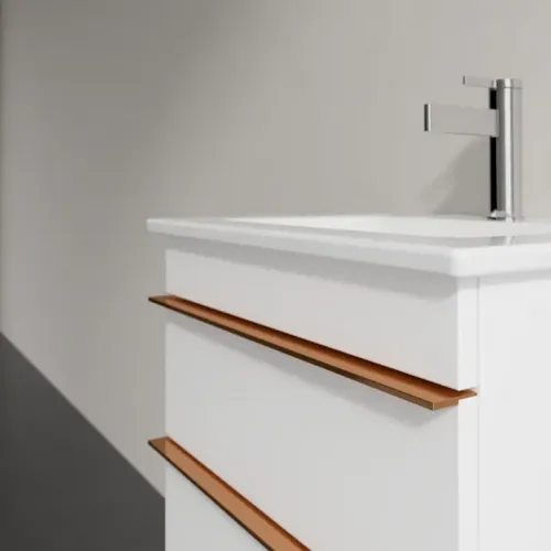 Villeroy & Boch Venticello Тумба под раковину, 2 выдвижных ящика, 466 x 590 x 425 mm, Glossy White / Glossy White A92205DH