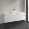 Villeroy & Boch Collaro Тумба под раковину, с подсветкой, 4 выдвижных ящика, 1600 x 548 x 500 mm, Glossy White / Glossy White C120B0DH