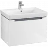 Villeroy & Boch Subway 2.0 Тумба под раковину, 1 выдвижной ящик, 637 x 420 x 454 mm, Glossy White A68800DH