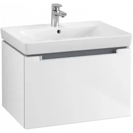 Villeroy & Boch Subway 2.0 Тумба под раковину, 1 выдвижной ящик, 637 x 420 x 454 mm, Glossy White A68800DH