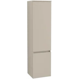 Villeroy & Boch Legato Шкаф-пенал, 2 двери, 400 x 1550 x 350 mm, Soft Grey / Soft Grey B73000VK