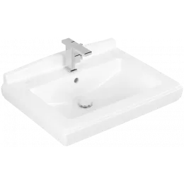 Villeroy & Boch Hommage Pаковина, 750 x 580 x 200 mm, Альпийский белый CeramicPlus, с переливом 710175R1