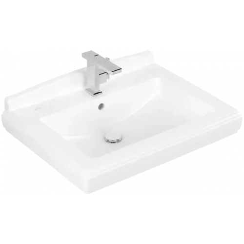 Villeroy & Boch Hommage Pаковина, 750 x 580 x 200 mm, Альпийский белый CeramicPlus, с переливом 710175R1