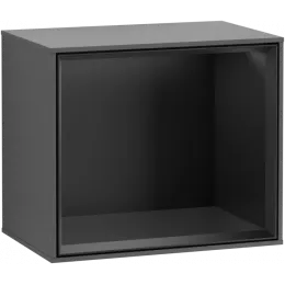 Villeroy & Boch Finion Стеллаж, 418 x 356 x 270 mm, Anthracite Matt Lacquer / Black Matt Lacquer FD10PDGK