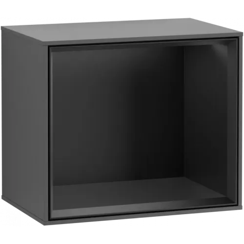 Villeroy & Boch Finion Стеллаж, 418 x 356 x 270 mm, Anthracite Matt Lacquer / Black Matt Lacquer FD10PDGK