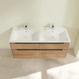 Villeroy & Boch Subway 3.0 Тумба под раковину, 4 выдвижных ящика, 1272 x 576 x 478 mm, Oak Kansas C56801RH