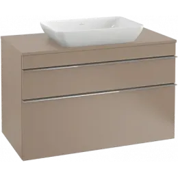 Villeroy & Boch Venticello Тумба под раковину, 2 выдвижных ящика, 757 x 606 x 502 mm, Glossy Grey / Glossy Grey A94001FP