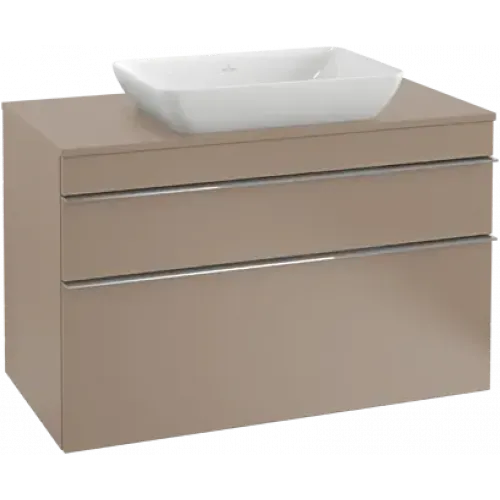 Villeroy & Boch Venticello Тумба под раковину, 2 выдвижных ящика, 757 x 606 x 502 mm, Glossy Grey / Glossy Grey A94001FP