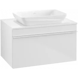 Villeroy & Boch Venticello Тумба под раковину, 1 выдвижной ящик, 757 x 436 x 502 mm, Glossy White / Glossy White A94502DH