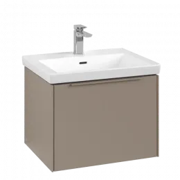 Villeroy & Boch Subway 3.0 Тумба под раковину, с подсветкой, 1 выдвижной ящик, 572 x 429 x 478 mm, Taupe C577L2VM