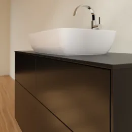 Villeroy & Boch Finion Тумба под раковину, 4 выдвижных ящика, 1200 x 603 x 501 mm, Black Matt Lacquer F79200PD