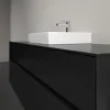 Villeroy & Boch Collaro Тумба под раковину, с подсветкой, 4 выдвижных ящика, 1600 x 548 x 500 mm, Black Matt Lacquer / Black Matt Lacquer C077B0PD