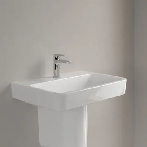 Villeroy & Boch O.novo Pаковина, 650 x 460 x 175 mm, Альпийский белый, без перелива 4A416601
