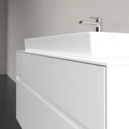 Villeroy & Boch Collaro Тумба под раковину, 2 выдвижных ящика, 1000 x 548 x 500 mm, Glossy White / Glossy White C02000DH