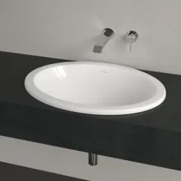 Villeroy & Boch Loop & Friends Встраиваемая раковина, 660 x 470 x 230 mm, Альпийский белый CeramicPlus, с переливом, нешлифованный, 615530R1