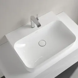 Villeroy & Boch Finion Pаковина, 600 x 470 x 164 mm, Альпийский белый CeramicPlus, со скрытым переливом, шлифованный 41686CR1