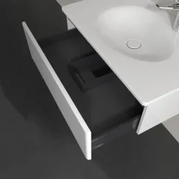 Villeroy & Boch Antao Тумба под раковину, 1 выдвижной ящик, 788 x 256 x 496 mm, лицевая поверхность без текстурированной отделки, Glossy White Lacquer K01000GF