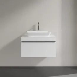 Villeroy & Boch Venticello Тумба под раковину, 1 выдвижной ящик, 757 x 436 x 502 mm, Glossy White / Glossy White A94501DH