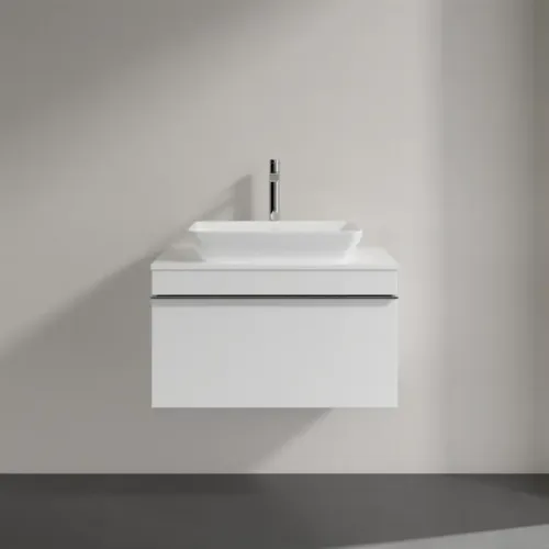 Villeroy & Boch Venticello Тумба под раковину, 1 выдвижной ящик, 757 x 436 x 502 mm, Glossy White / Glossy White A94501DH