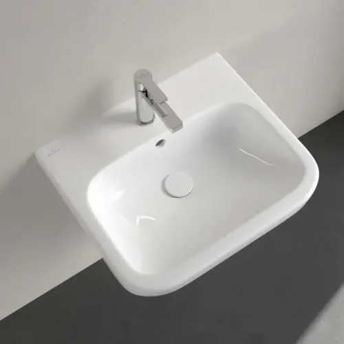 Villeroy & Boch Architectura Pаковина, 550 x 470 x 180 mm, Альпийский белый, с переливом 41885501