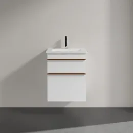 Villeroy & Boch Venticello Тумба под раковину, 2 выдвижных ящика, 466 x 590 x 425 mm, Glossy White / Glossy White A92205DH