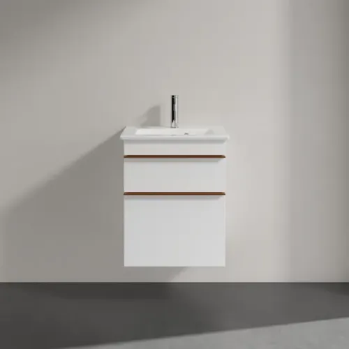 Villeroy & Boch Venticello Тумба под раковину, 2 выдвижных ящика, 466 x 590 x 425 mm, Glossy White / Glossy White A92205DH