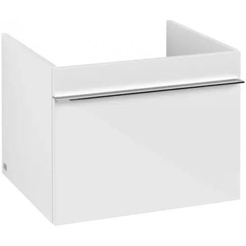 Villeroy & Boch Venticello Тумба под раковину, 1 выдвижной ящик, 553 x 420 x 502 mm, Glossy White / Glossy White A93201DH