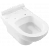 Villeroy & Boch Hommage Унитаз с вертикальным смывом, настенный, Альпийский белый CeramicPlus 6661B0R1