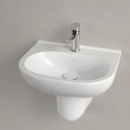 Villeroy & Boch O.novo Раковина компактная, 500 x 400 x 180 mm, Альпийский белый, без перелива 53605101