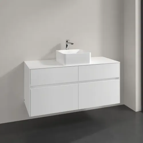 Villeroy & Boch Collaro Тумба под раковину, 4 выдвижных ящика, 1200 x 548 x 500 mm, White Matt / White Matt C04100MS