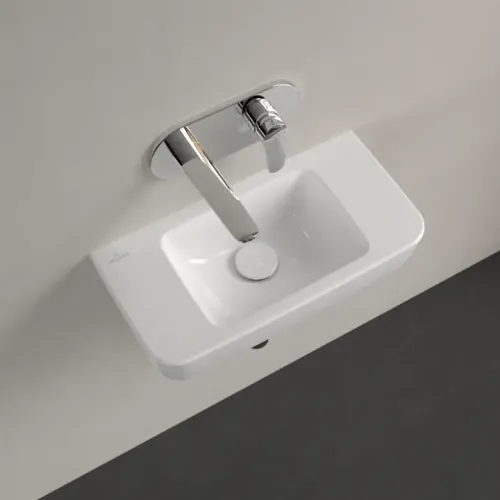Villeroy & Boch O.novo Раковина компактная, 500 x 250 x 145 mm, Альпийский белый, без перелива 43425301