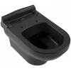 Villeroy & Boch Hommage Унитаз с вертикальным смывом, настенный, Pure Black CeramicPlus 6661B0R7