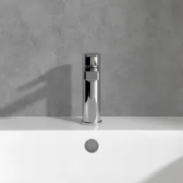 Villeroy & Boch Architectura Смеситель для раковины однорычажный с комплектом слива со стяжкой, Хром TVW10300400061
