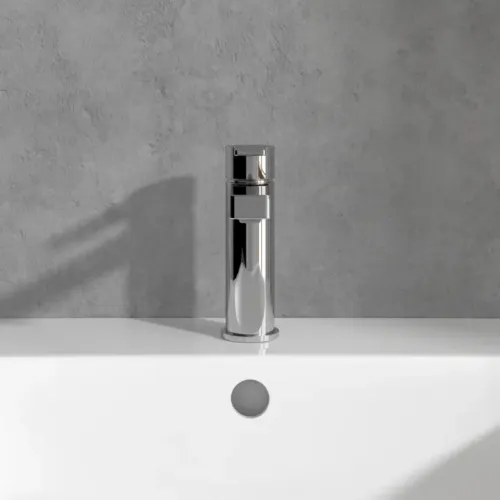 Villeroy & Boch Architectura Смеситель для раковины однорычажный с комплектом слива со стяжкой, Хром TVW10300400061