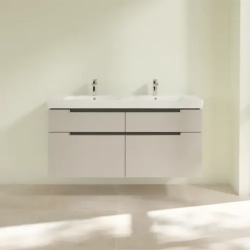 Villeroy & Boch Subway 2.0 Тумба под раковину, 4 выдвижных ящика, 1287 x 590 x 449 mm, Soft Grey A91710VK