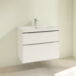 Villeroy & Boch Subway 3.0 Тумба под раковину, 2 выдвижных ящика, 772 x 576 x 478 mm, Brilliant White C57400VE