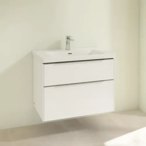 Villeroy & Boch Subway 3.0 Тумба под раковину, 2 выдвижных ящика, 772 x 576 x 478 mm, Brilliant White C57400VE