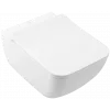 Villeroy & Boch Venticello Унитаз с открытым смывным краем, настенный, Stone White CeramicPlus 4611R0RW